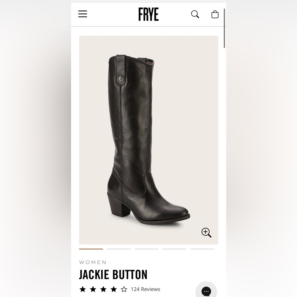 Jackie button Frye boots. Used.